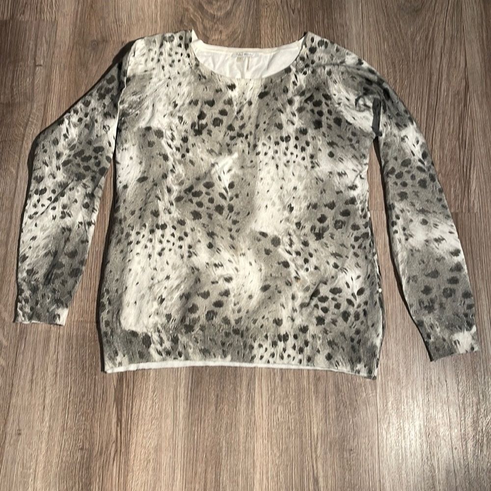 Vila Milano Women's Sweater- Animal Print- Large